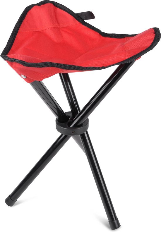 Benson Compacte campingkruk - opvouwbaar - oxford doek - stalen frame - 30 x 30 x 38 cm - mix kleur van Benson — afbeelding 5