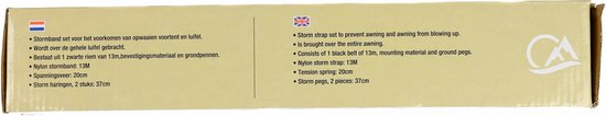 Benson Stormband set - 13 meter - universeel - compact - eenvoudig te installeren van Benson — afbeelding 2
