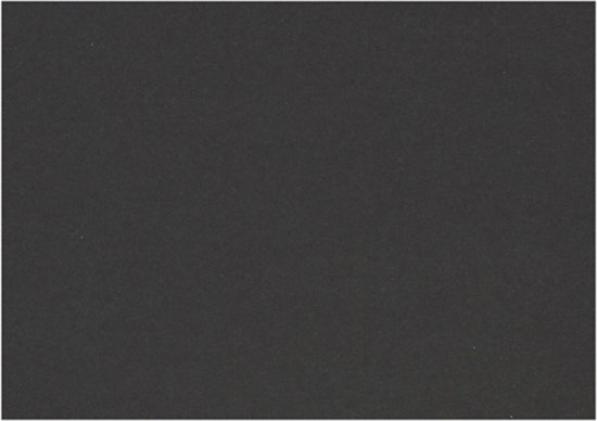 Karton Zwart – A6 – 10,5×14,8cm – 200 grams – PacklinQ – 100 Vellen