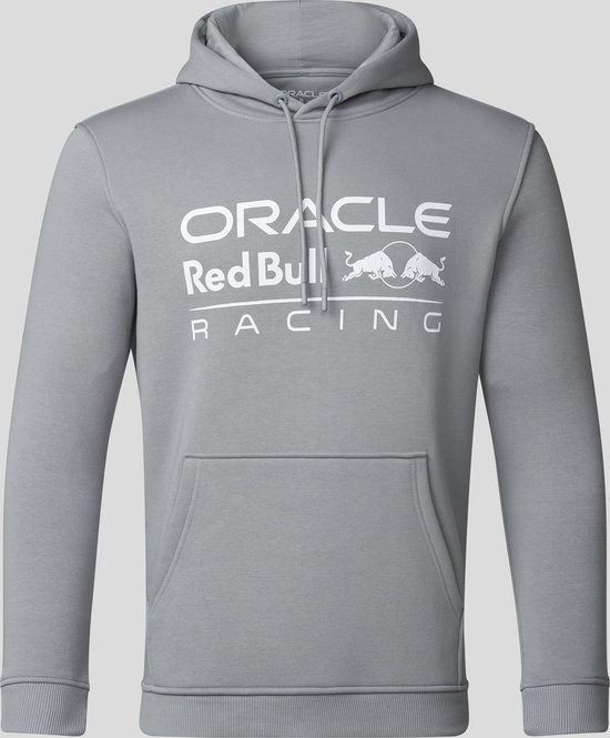 Red Bull Racing Logo Hoody Grijs 2023 M - Max Verstappen - Sergio Perez - Oracle