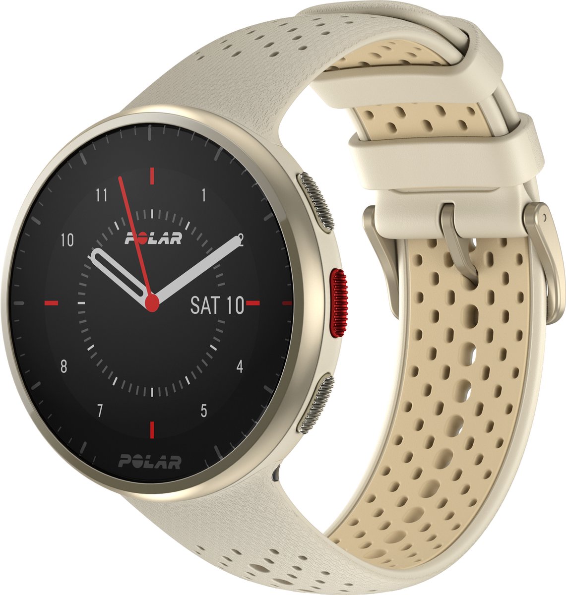 Afbeelding 2 van Polar Pacer Pro - Geavanceerd GPS Hardloophorloge - Gold Dust - Maten S-L