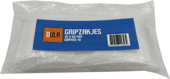 Sachets zip 40 x 60 mm - 1.000 pièces