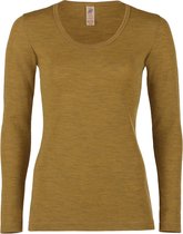 Longsleeve Bio Merino Wol Dames Engel Natur - IVN BEST - Safraan 38/40m