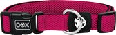DDOXX Hondenhalsband Air Mesh, verstelbaar, gewatteerd | vele kleuren | voor kleine & grote honden | Halsband Hond Kat Puppy | Hondenhalsbanden | Kattenhalsband Puppy Halsband klein | Roze Roze, S