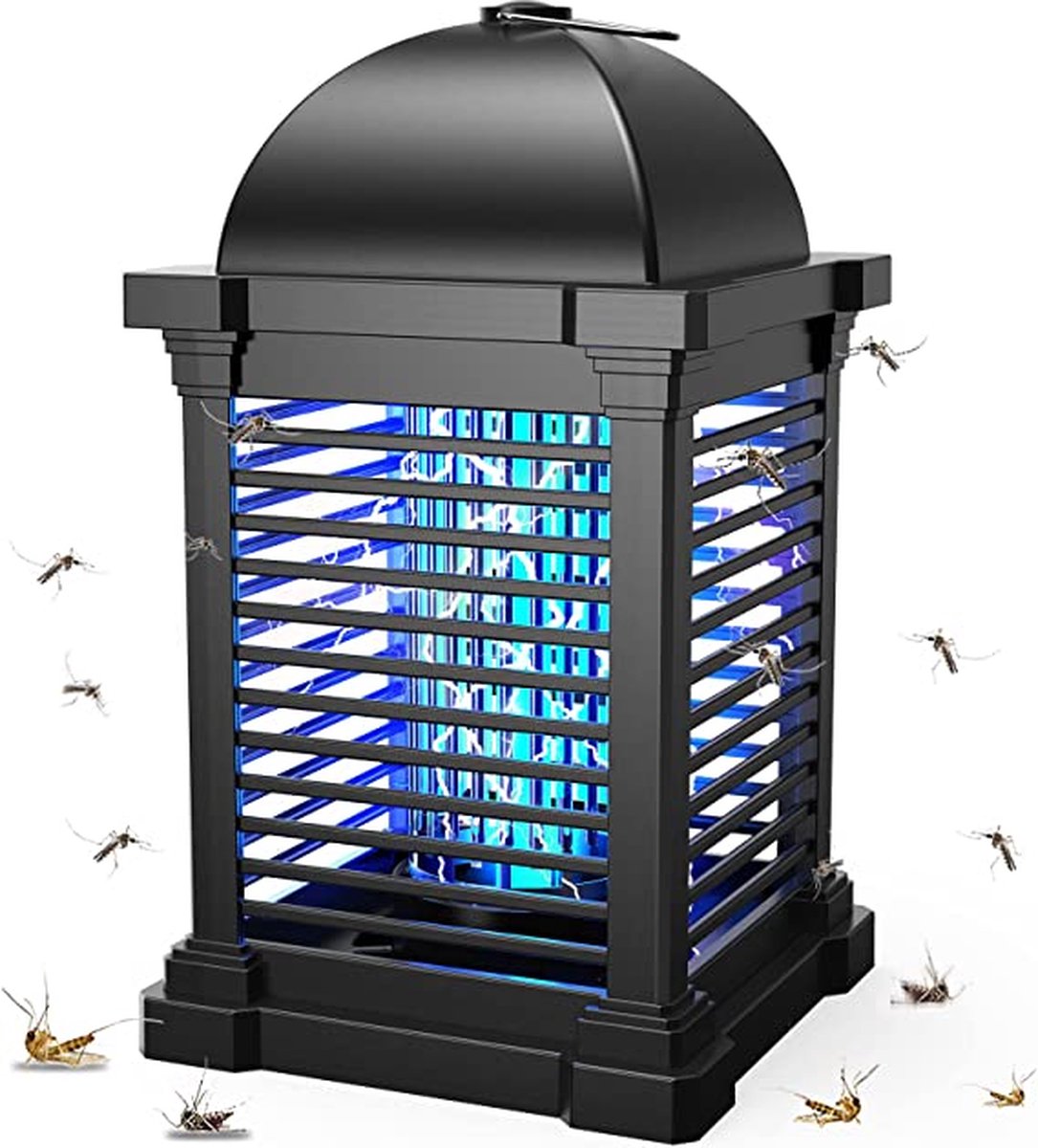 Anti-Muggenlamp , Krachtige vliegenvernietiger , Insectenverdelger, muggenkiller met uv-licht, elektrische muggenlamp voor binnen, tuin, chemicaliënvrij,