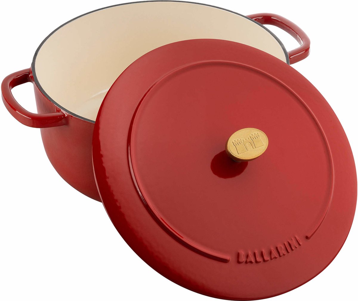 Ballarini Bellamonte braadpan rond 26cm - 5,5L Rood