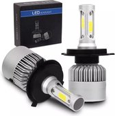 Lampes LED XEOD H4 S2 - Lampe d' Siècle des Lumières de voiture - Feux de croisement et feux de route - 2 pièces - 12V - Avec feux de T10 gratuits