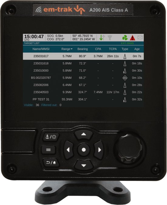 Em-Trak A200 Class A AIS Transceiver