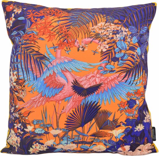 Sierkussen Flamingo Ocean | 45 x 45 cm | Katoen/Polyester