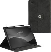 kwmobile tablethoes met penhouder - geschikt voor Samsung Galaxy Tab S6 Lite (2024/2022/2020) - Verstelbare standaard - Van kunstleer in zwart