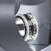 iXXXi Jewelry - Basisring - Zilverkleurig - 14mm - Maat 18,5