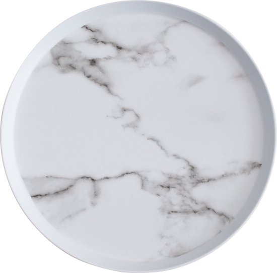 Eurotrail Serviesset Marble Marmerlook 16 delig Melamine — afbeelding 3