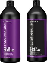 Matrix - Shampooing et revitalisant Color Obsessed - 2x1000ml