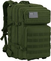 RAMBUX® - Tactical Backpack - Militaire Rugzak - Leger Groen - Leger Wandelrugzak - Rugzak - 45 Liter
