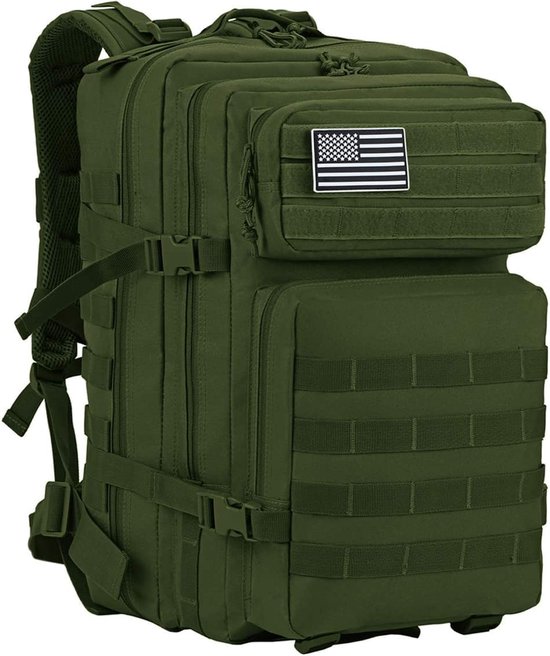 RAMBUX® - Tactical Backpack - Militaire Rugzak - Leger Groen - Leger ...