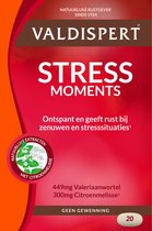 Valdispert Stress Moments - Citroenmelisse ontspant en geeft rust bij zenuwen en stresssituaties* - 20 tabletten