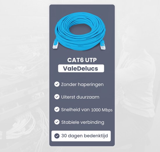 Startech Cat5e UTP Netwerkkabel – 0,5m Blauw, Snagless, 100% Koper, 50µm Goud – Voor Server En Switch-verbindingen
