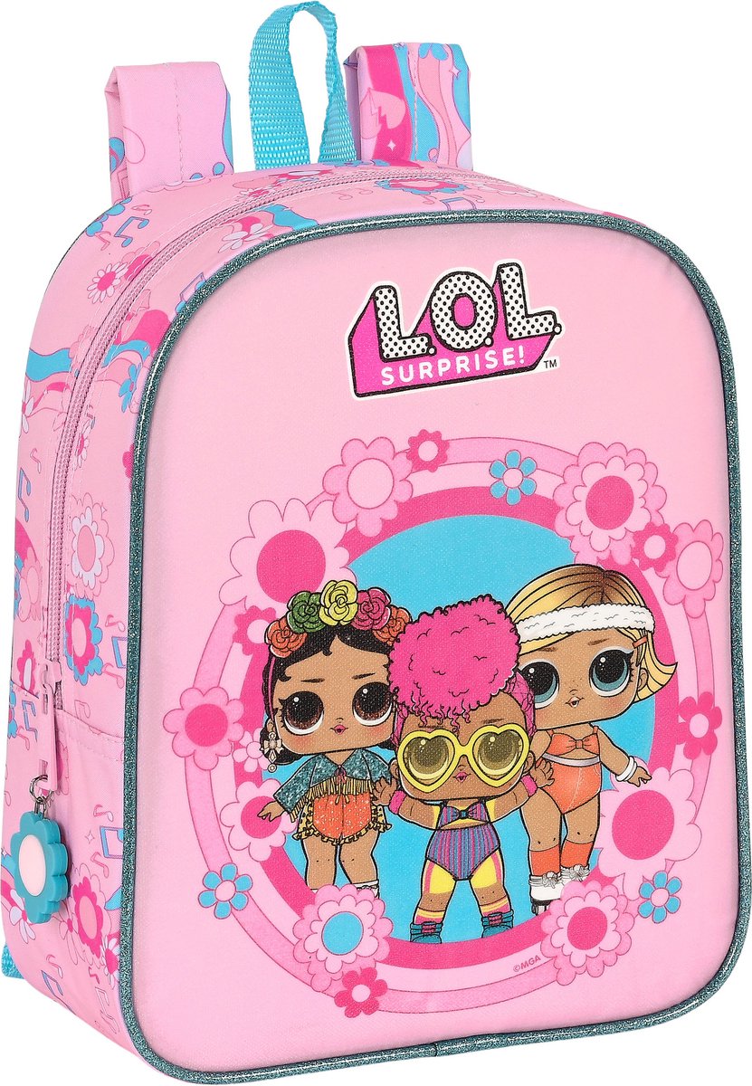 L.O.L. Surprise! Glow Girls - Peuterrugzak - 27 x 22 x 10 cm - Polyester - Roze