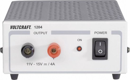 VOLTCRAFT FSP 1204 Labvoeding, vaste spanning 11 - 15 4 A 60 W Aantal uitgangen: 1 x