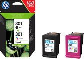 HP 301 - Inktcartridges- Zwart & Kleur
