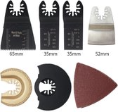 Multitool accessoireset 16 delig – Oscillerend - Multitool accessoires – Schuurpapier - Zaagblad