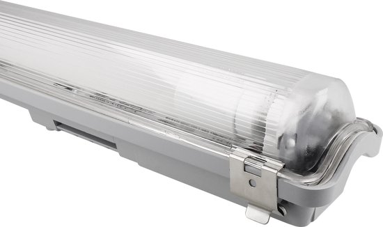 Müller-Licht Aqua-Promo LED-kuiplamp voor vochtige ruimte LED G13 18 W Neutraalwit Grijs