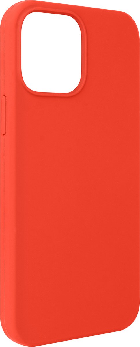 Geschikt voor Apple iPhone13 Pro hoesje Siliconen met Soft-touch afwerking koraalrood