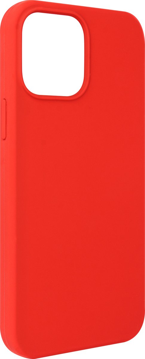Geschikt voor Apple iPhone13 Pro Max hoesje Siliconen met Soft-touch afwerking rood