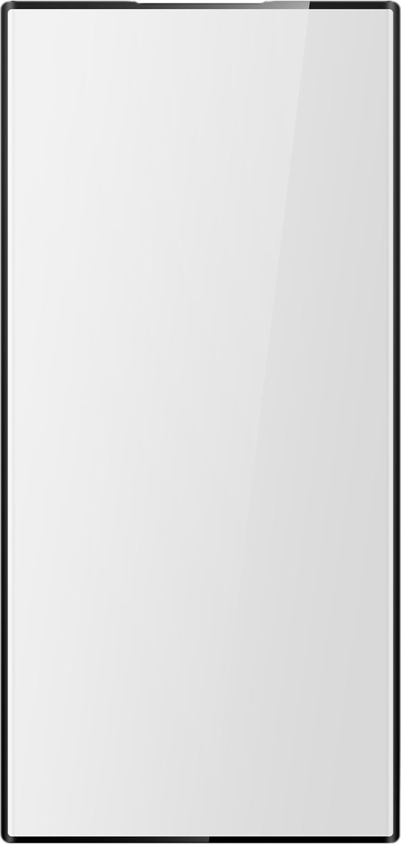 Geschikt voor Samsung Galaxy S22 Ultra Gehard Glas 9H afgeschuind schokbestendig X-One Zwart
