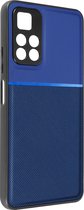 Hoesje Xiaomi Poco M4 Pro 5G en Redmi Note 11S 5G Bi-materiaal Forcell blauw