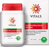 Vitals - Super Krillolie 590 mg - Met EPA/DHA in fosfolipidenvorm plus choline en astaxanthine