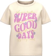 Name it Meisjes Tshirt Korte Mouwen Belinda Buttercream - 92