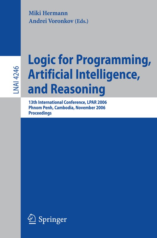 Logic for Programming, Artificial Intelligence, and Reasoning ...