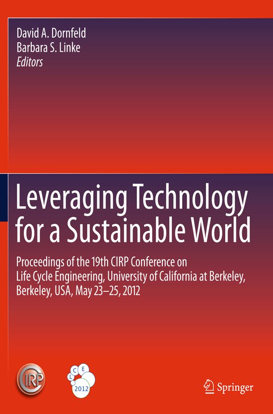 Leveraging Technology for a Sustainable World - cover