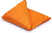 Zijde Pochet Oranje - Suitable - Pochette – Heren - Unisex - 25x25 cm - Zijde | Geschenkverpakking