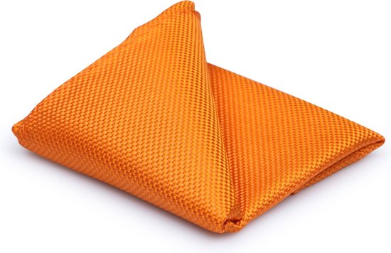 Zijde Pochet Oranje - Suitable - Pochette – Heren - Unisex - 25x25 cm - Zijde | Geschenkverpakking