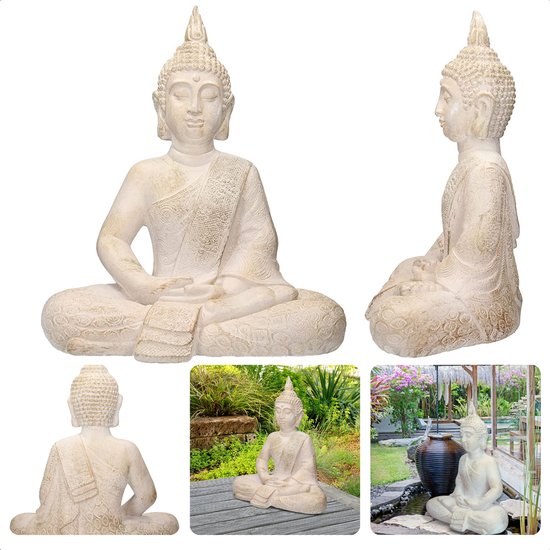 Buddha Statue Meditating Sitting Buddha Statue Carving Figurine