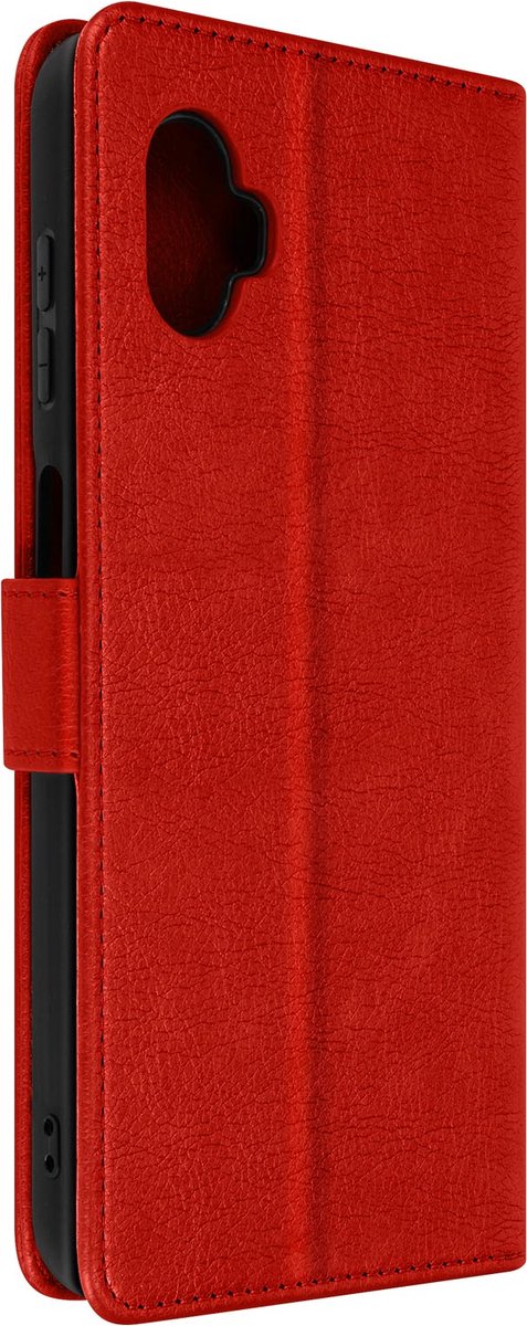 Geschikt voor Samsung Galaxy Xcover 6 Pro Bookcover Video Support Functie rood
