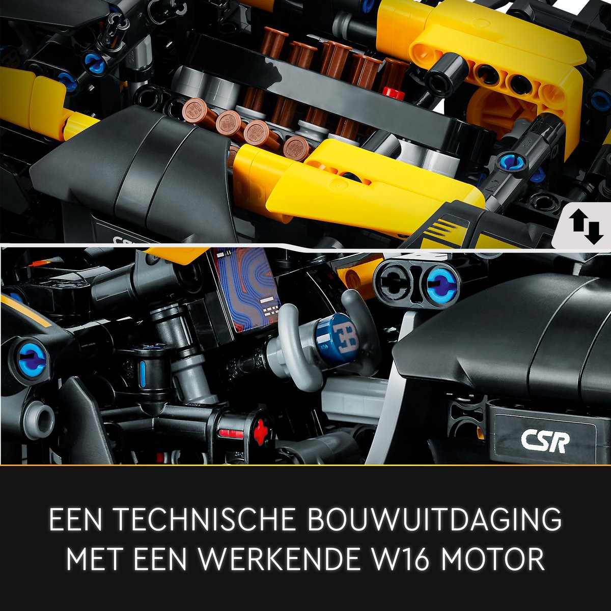 LEGO Technic Bugatti Bolide Sportwagen Modelauto Bouwpakket voor Kinderen - 42151 — afbeelding 16
