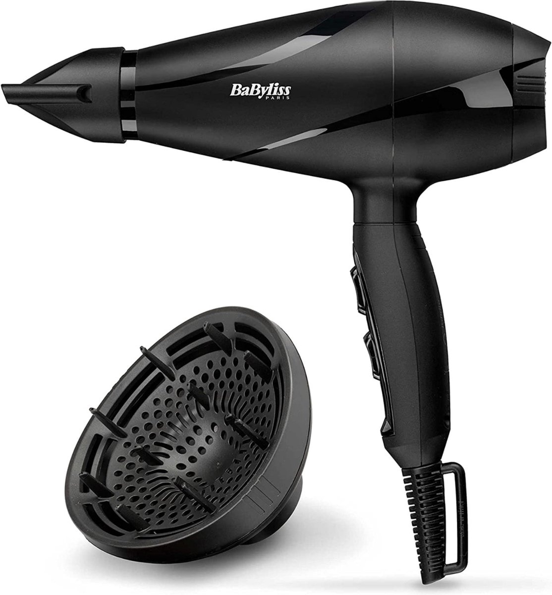 Babyliss 6613DE Pro Silence Volume Föhn 2200W Zwart