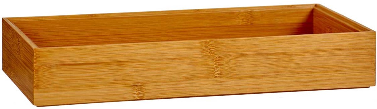 Gerim - Kast/lade sorteer organizer bamboe houten bakje 30 x 15 x 5 cm