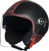 Nexx Sx.60 Brux Black Bordeaux Matt XS - Maat XS - Helm