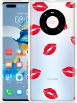 Huawei Mate 40 Pro Hoesje Red Kisses Designed by Cazy