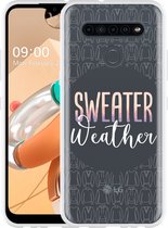 LG K41S Hoesje Sweater Weather - Designed by Cazy