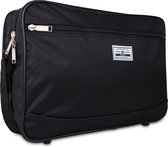 KLM Handbagage Tas 40 x 30 x 15 cm - Met Smart-Sleeve Voor Op Een Koffer - Ook Geschikt voor Transavia en WizzAir
