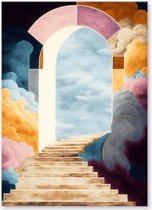 Graphic Message - Schilderij op Canvas - Stairway to Heaven - Pad