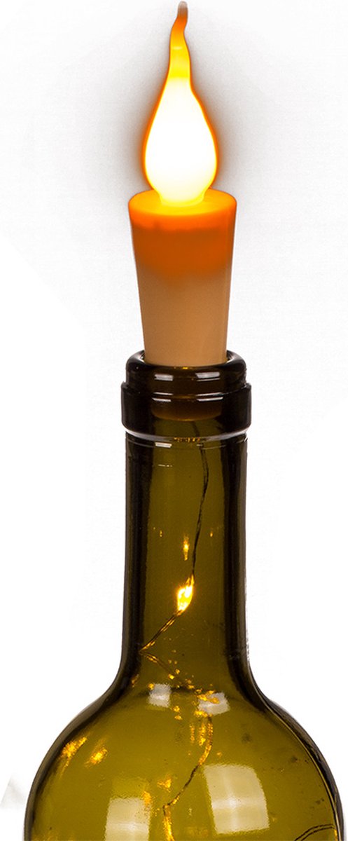 Megatopper Led Sticker - 5 x BLANC - 5 X COULEURS - sous-verre lumineux  bouteille 
