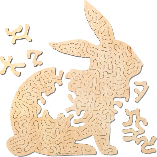 WOODBESTS Houten puzzel voor volwassenen, Herfst-vat houten puzzels, 275 stuks houten puzzel, Onregelmatige unieke dierenvorm puzzel, Mooie cadeaus voor puzzelliefhebbers (34 * 34 cm