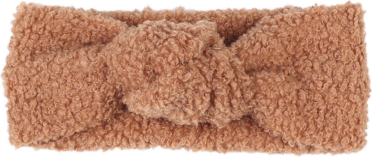 Without Lemon - Teddy Hoofdband - Haarband - Strikje - Teddy Bow - Winter - Meisjes - Baby - Lichtbruin