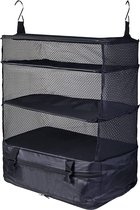 Opvouwbare Reistas voor Kleding - Zwart - Uitvouwbare Koffertas - Koffer Organizer - Weekendtas - Reistas Opvouwbaar - Unieke Oplossing om je Koffer in te pakken - Packing Cube - Bagpack